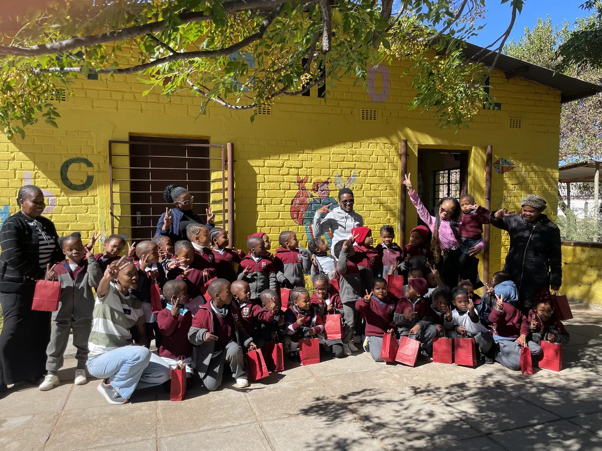 Community upliftment in action in Gaborone Botswana